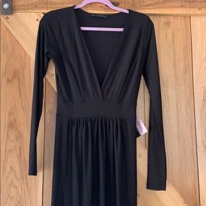 Black long sleeved dress